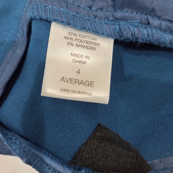 Avenue Blue Ankle Cropped Pants Size 4 New No Tag. - Picture 13 of 14
